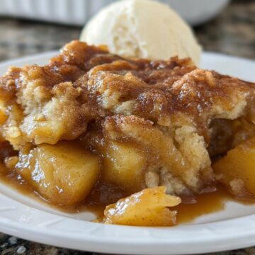 Caramel Apple Cobbler