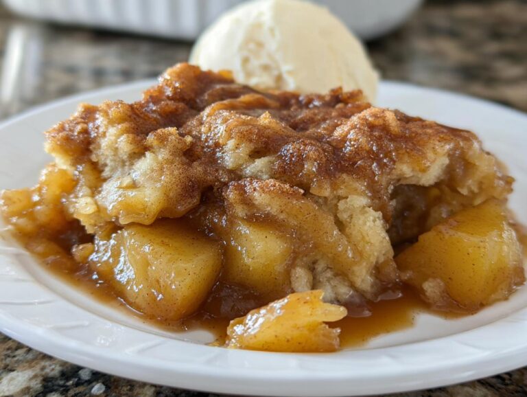 Caramel Apple Cobbler