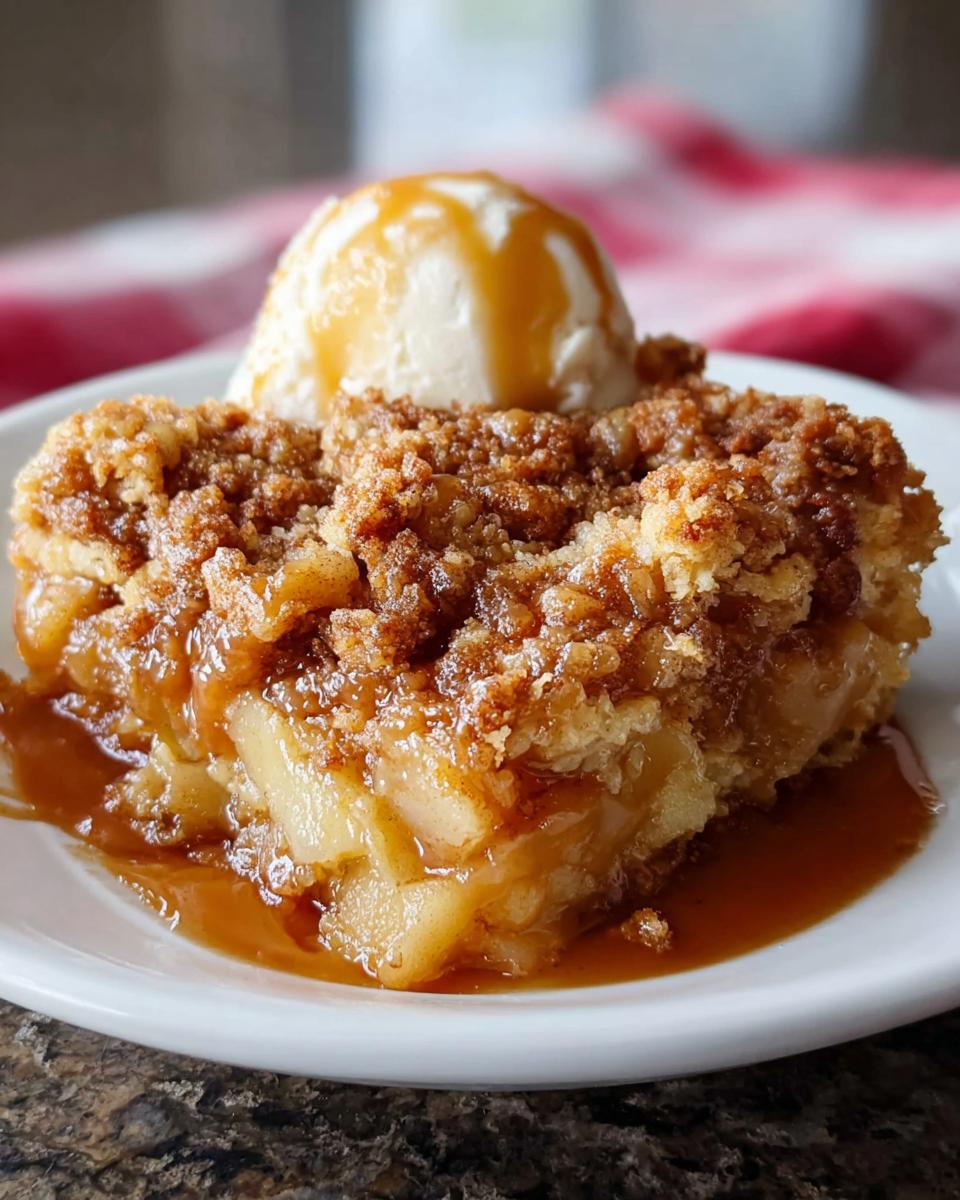 Caramel Apple Dump Cake - Detail 1