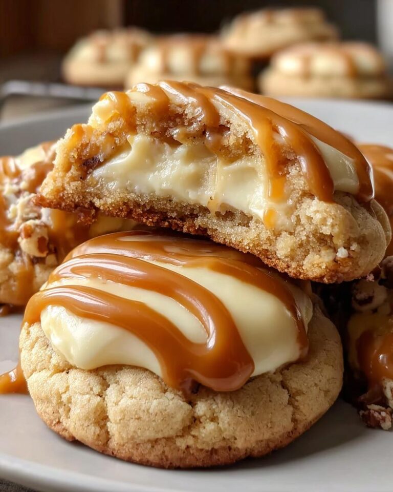 Caramel Cheesecake Cookies