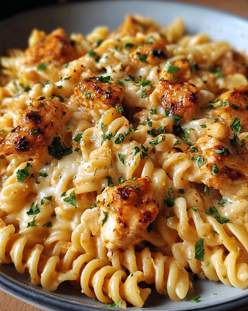 Cheesy Cajun Garlic Chicken Rotini Skillet - Detail 1