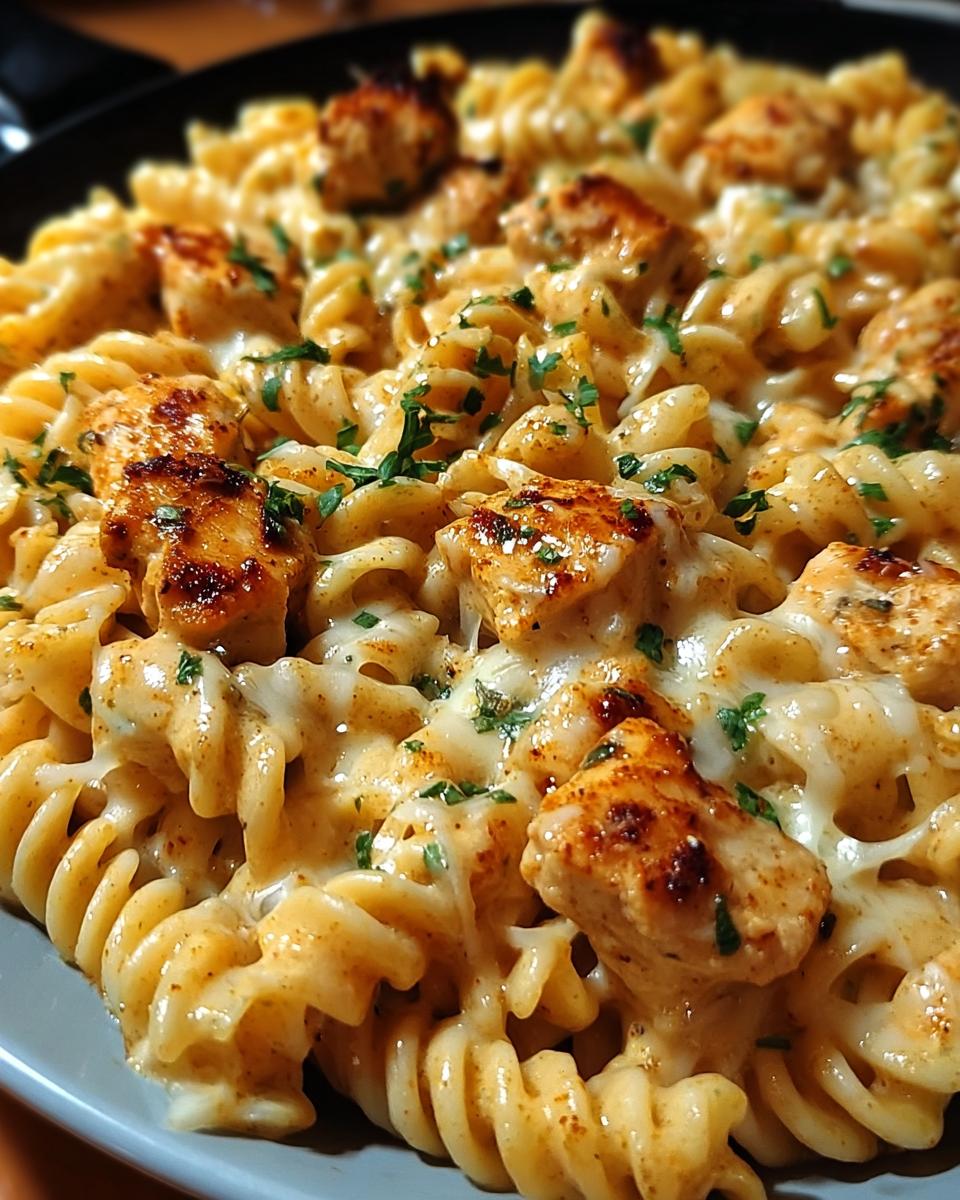 Cheesy Cajun Garlic Chicken Rotini Skillet - Detail 2