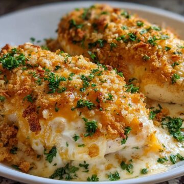 Cheesy Sour Cream Chicken Bake