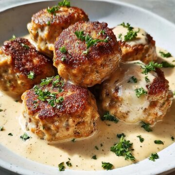 Chicken Cordon Bleu Meatballs