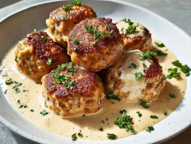 Chicken Cordon Bleu Meatballs
