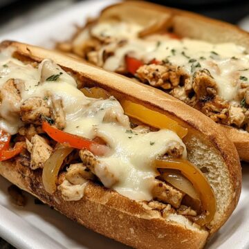 Chicken Philly Cheese Steaks