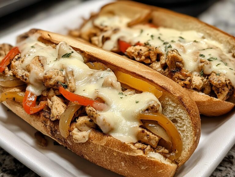 Chicken Philly Cheese Steaks