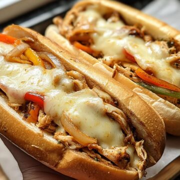 Chicken Philly Cheese Steaks