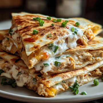Chicken Ranch Quesadilla