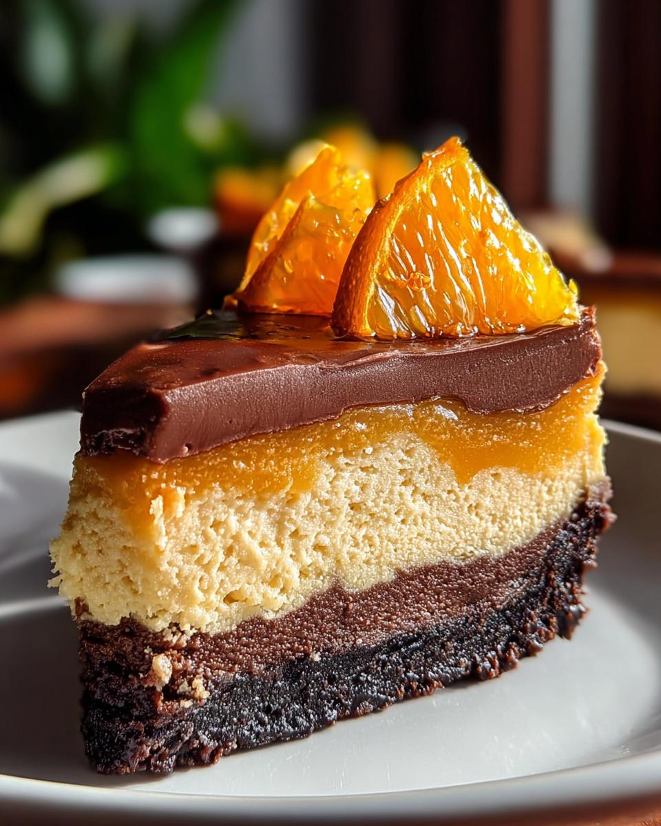 Chocolate Orange Cheesecake - Detail 1