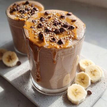 Chocolate Peanut Butter Protein Smoothie