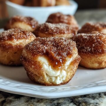 Churro Cheesecake Bites