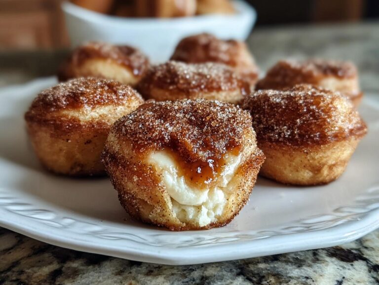Churro Cheesecake Bites