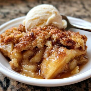 Cinnamon Apple Cobbler