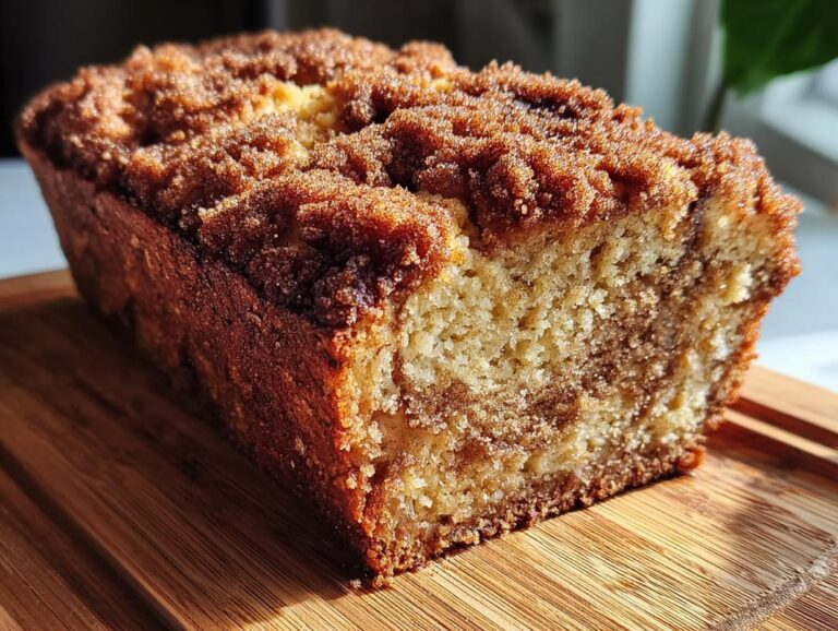 Cinnamon Crumb Banana Bread