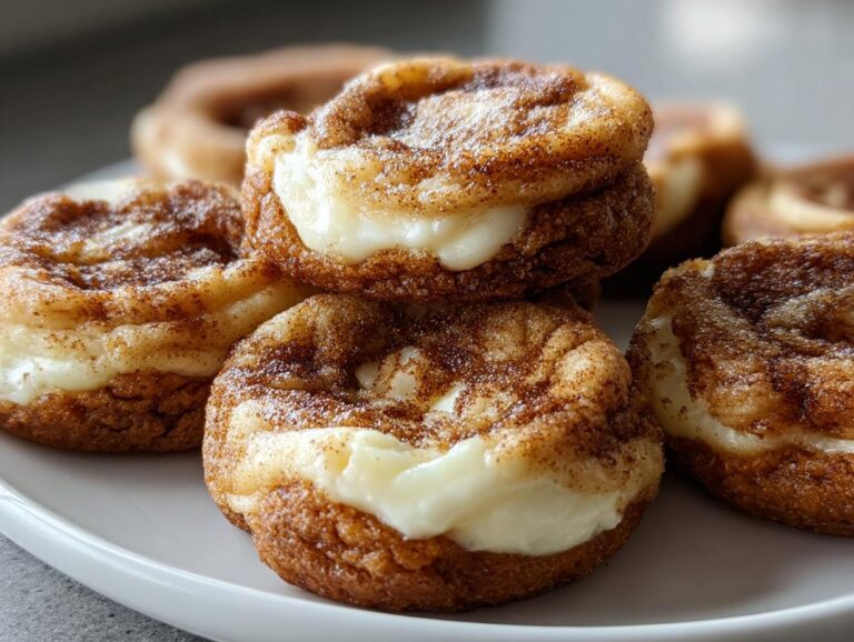Cinnamon Roll Cheesecake Cookies