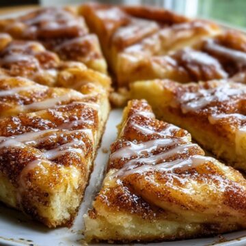 Cinnamon-Sugar Pizza Made With Crescent Rolls