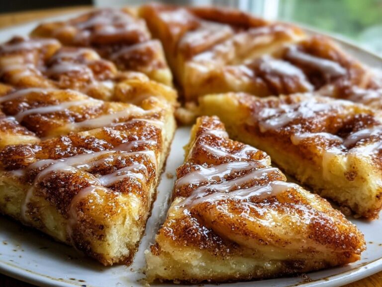 Cinnamon-Sugar Pizza Made With Crescent Rolls