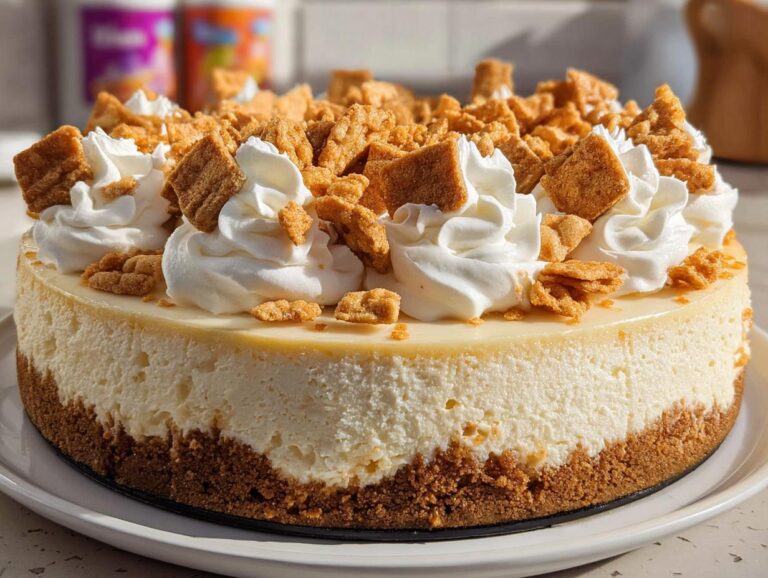 Cinnamon Toast Crunch Cheesecake