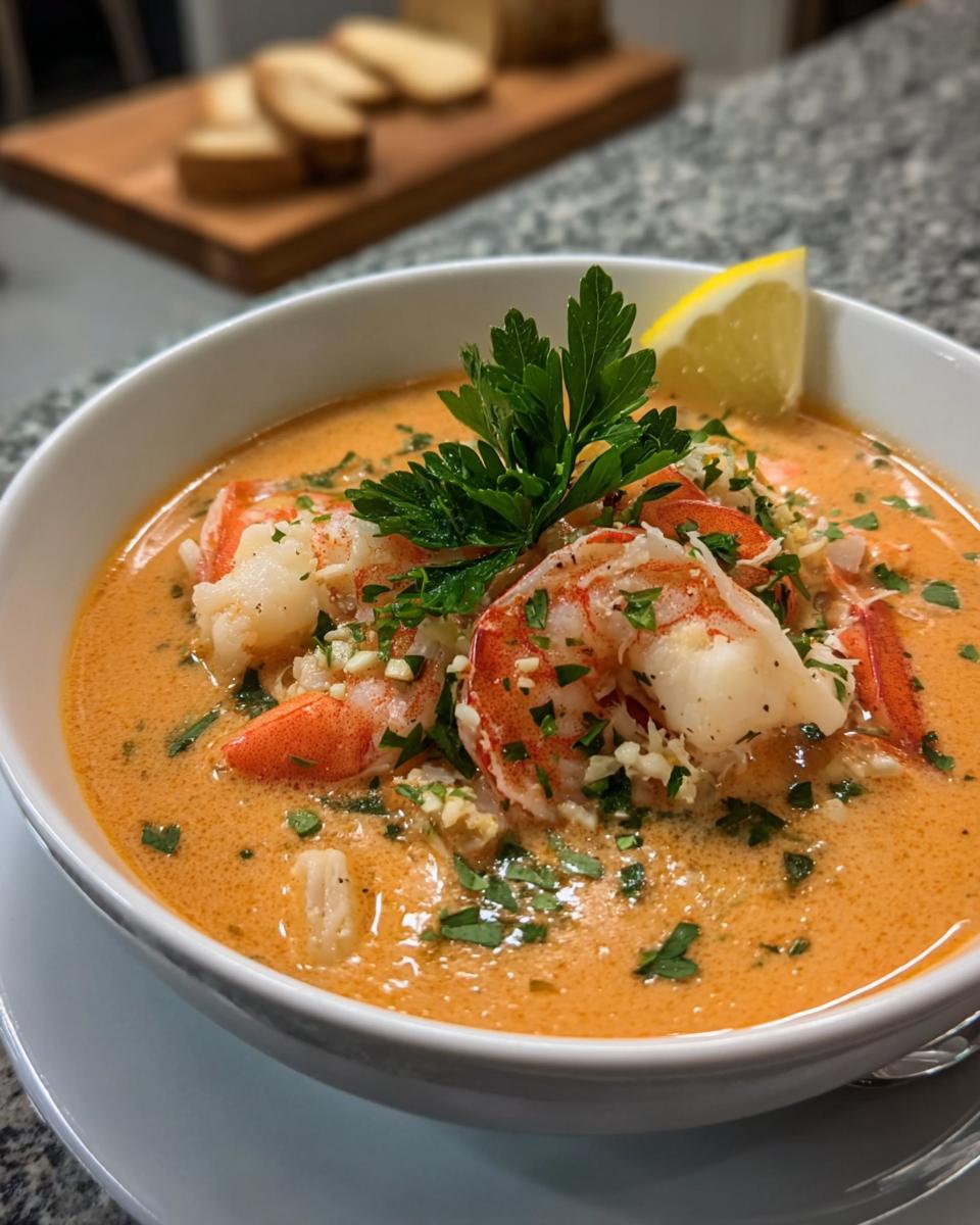 Crab And Shrimp Seafood Bisque - Detail 1