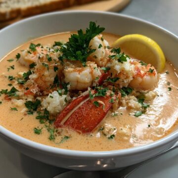 Crab And Shrimp Seafood Bisque