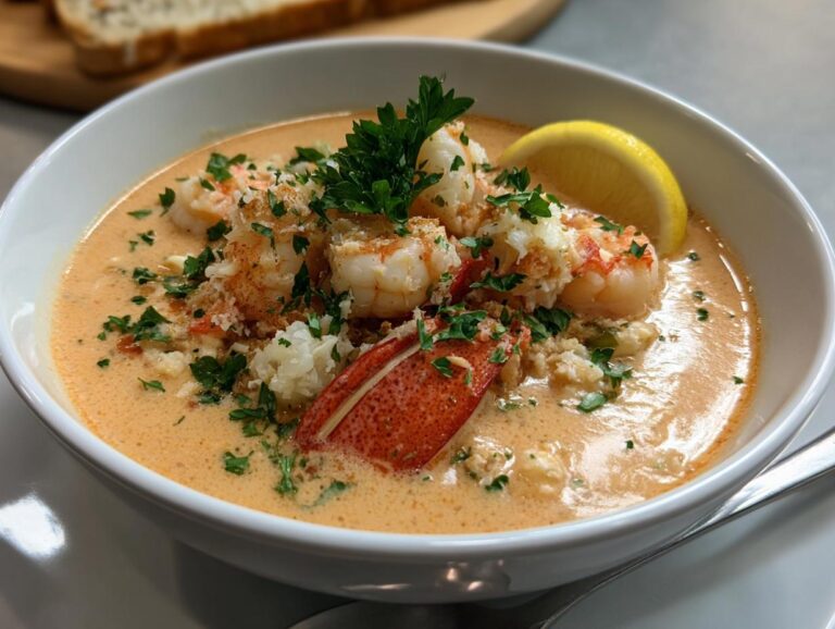 Crab And Shrimp Seafood Bisque
