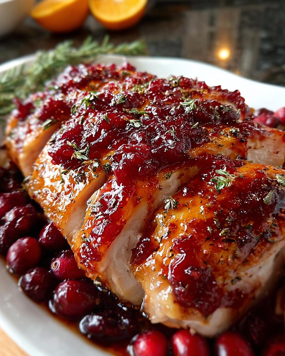 Cranberry Orange Glazed Turkey Chest - Detail 1