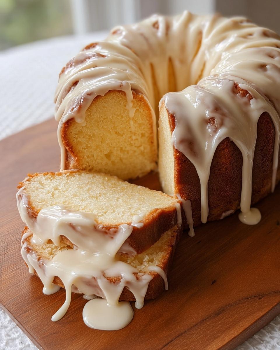 Cream Cheese Glazed Pound Cake - Detail 1