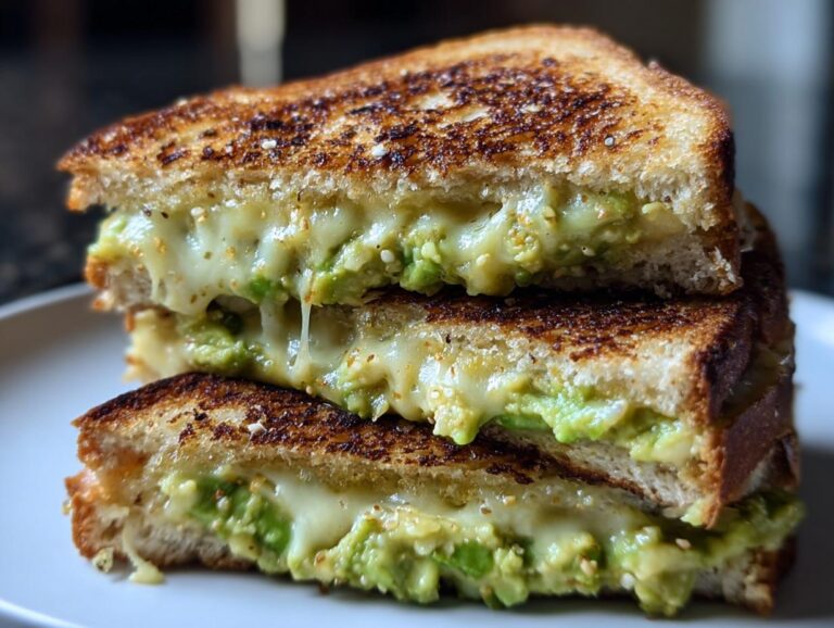 Creamy Avocado Grilled Cheese