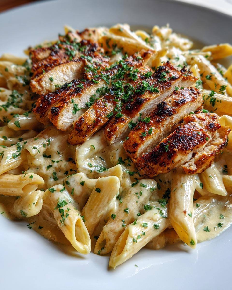 Creamy Cajun Chicken Penne Pasta - Detail 1