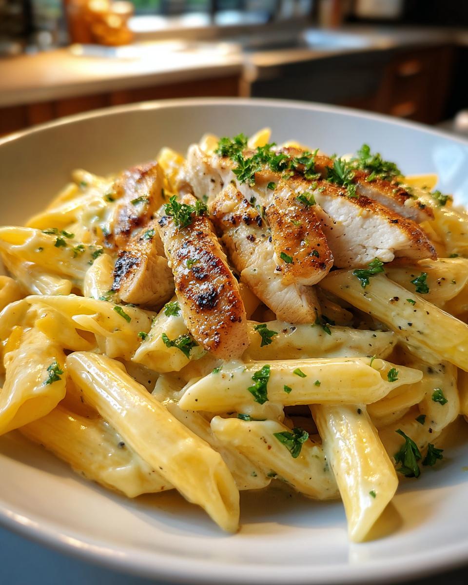 Creamy Cajun Chicken Penne Pasta - Detail 2