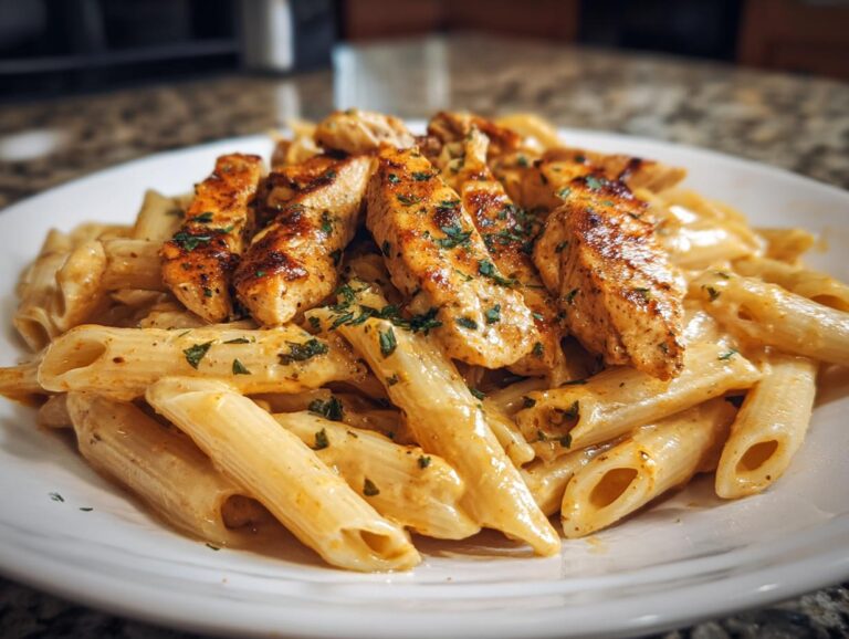 Creamy Cajun Chicken Penne Pasta