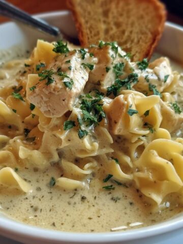 Creamy Chicken Alfredo Soup