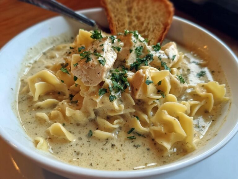 Creamy Chicken Alfredo Soup