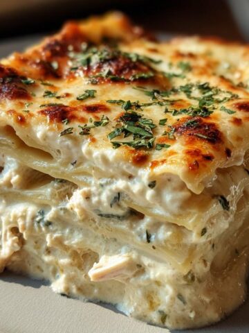 Creamy Chicken Lasagna With White Sauce