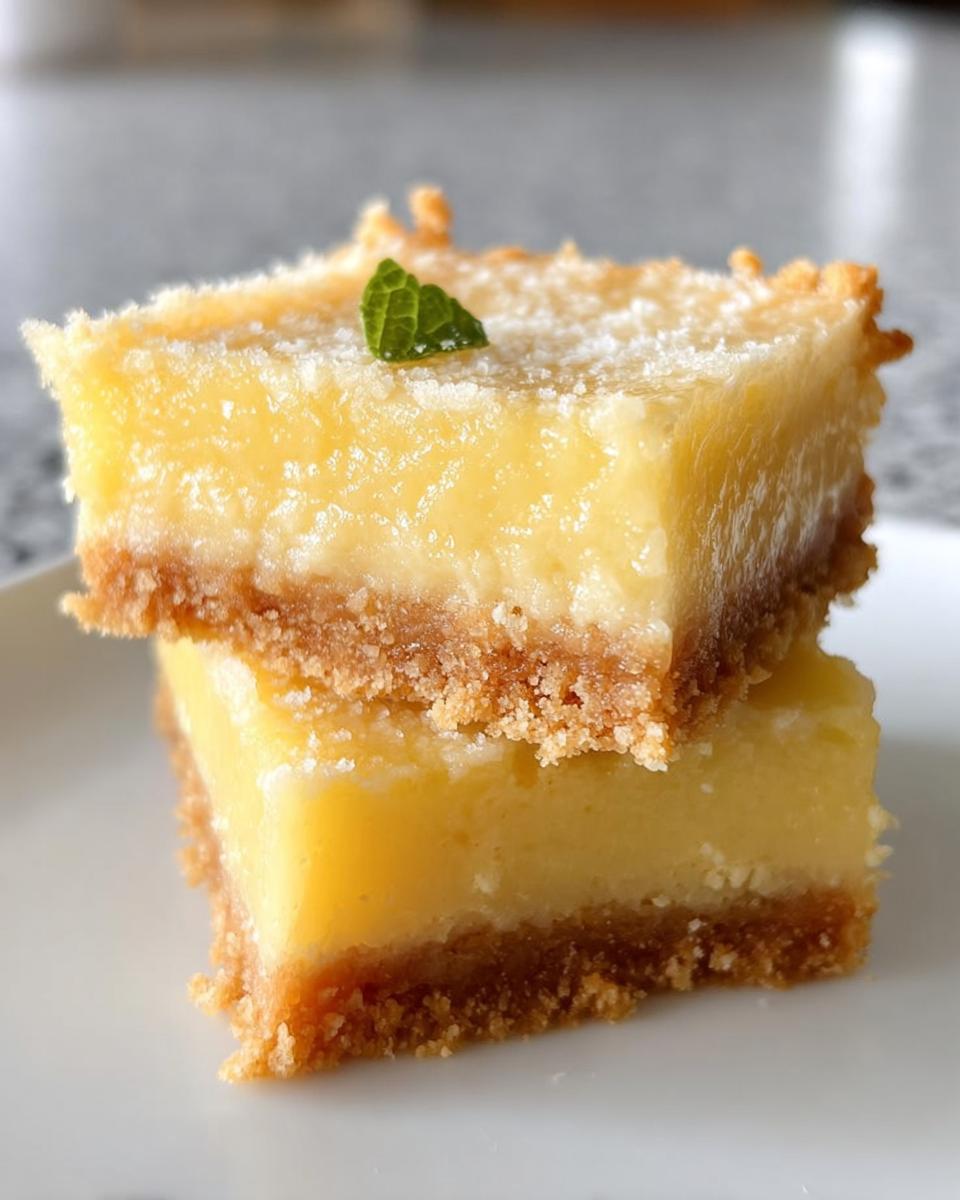Creamy Lemon Squares - Detail 1