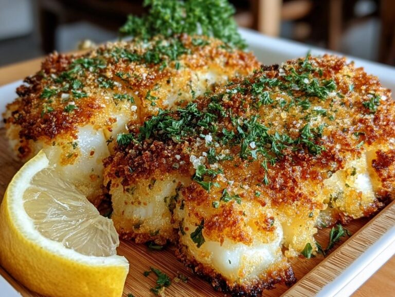 Crispy Air Fryer Parmesan Crusted Cod