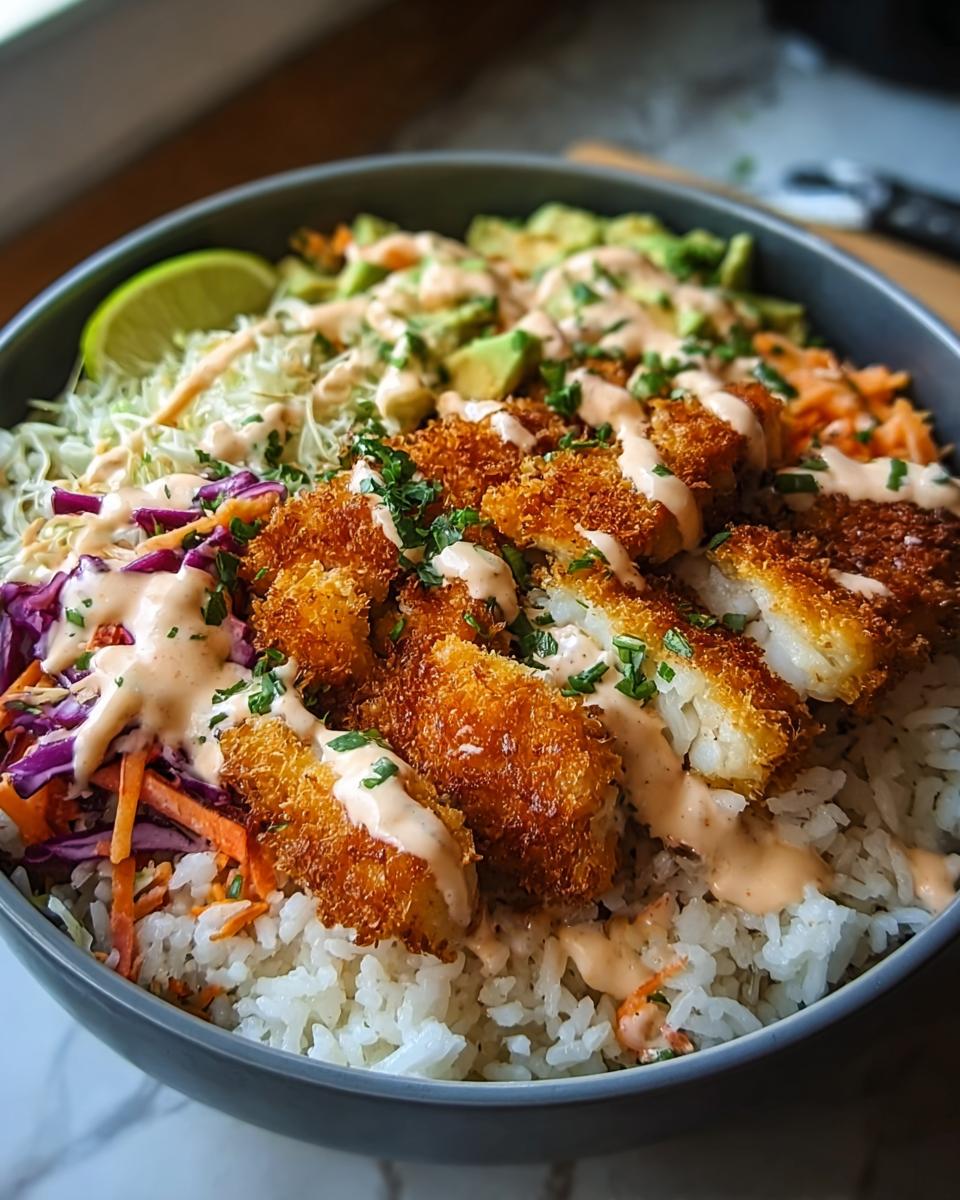 Crispy Fish Taco Bowls - Detail 1