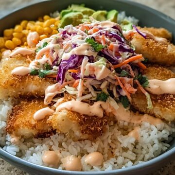 Crispy Fish Taco Bowls