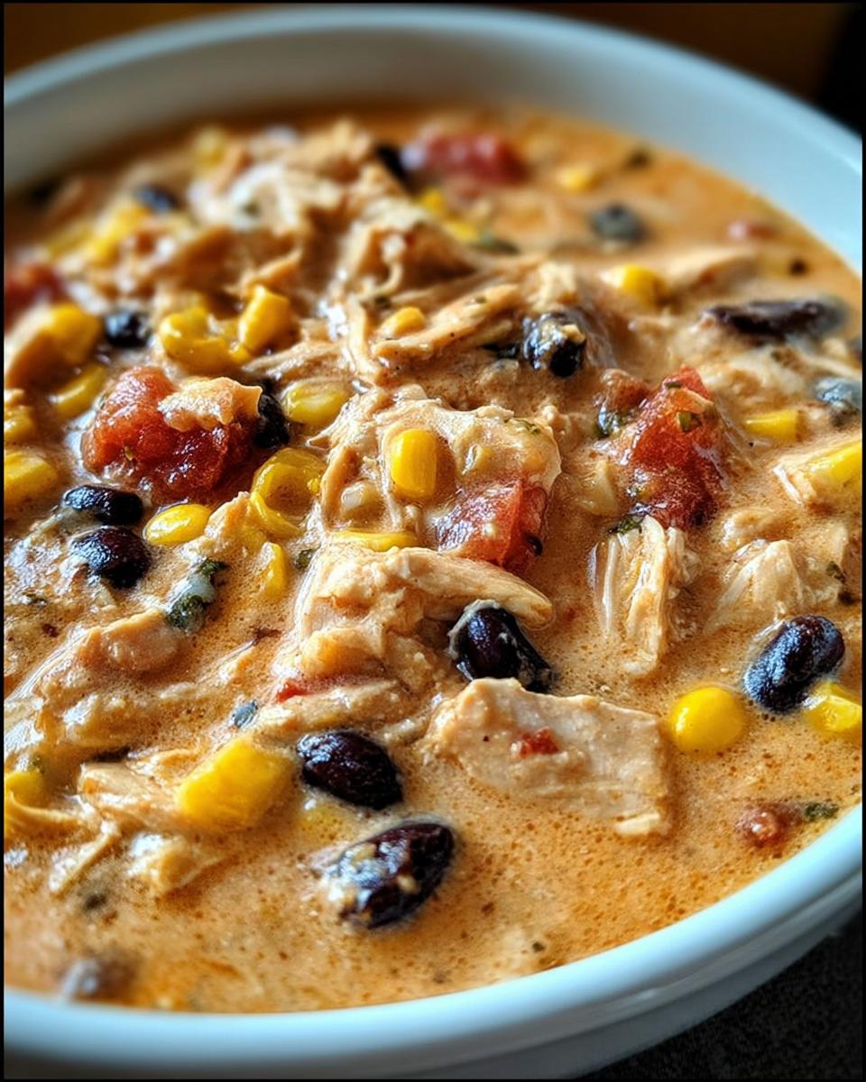 Crock Pot Cream Cheese Chicken Chili - Detail 1