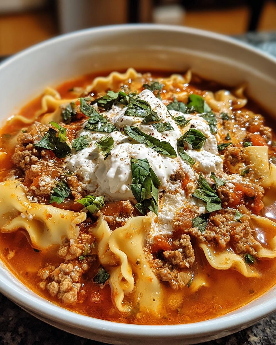 Crock Pot Lasagna Soup - Detail 1