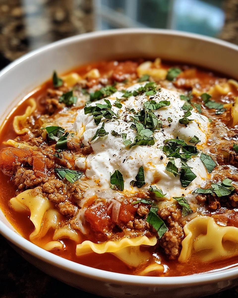 Crock Pot Lasagna Soup - Detail 2