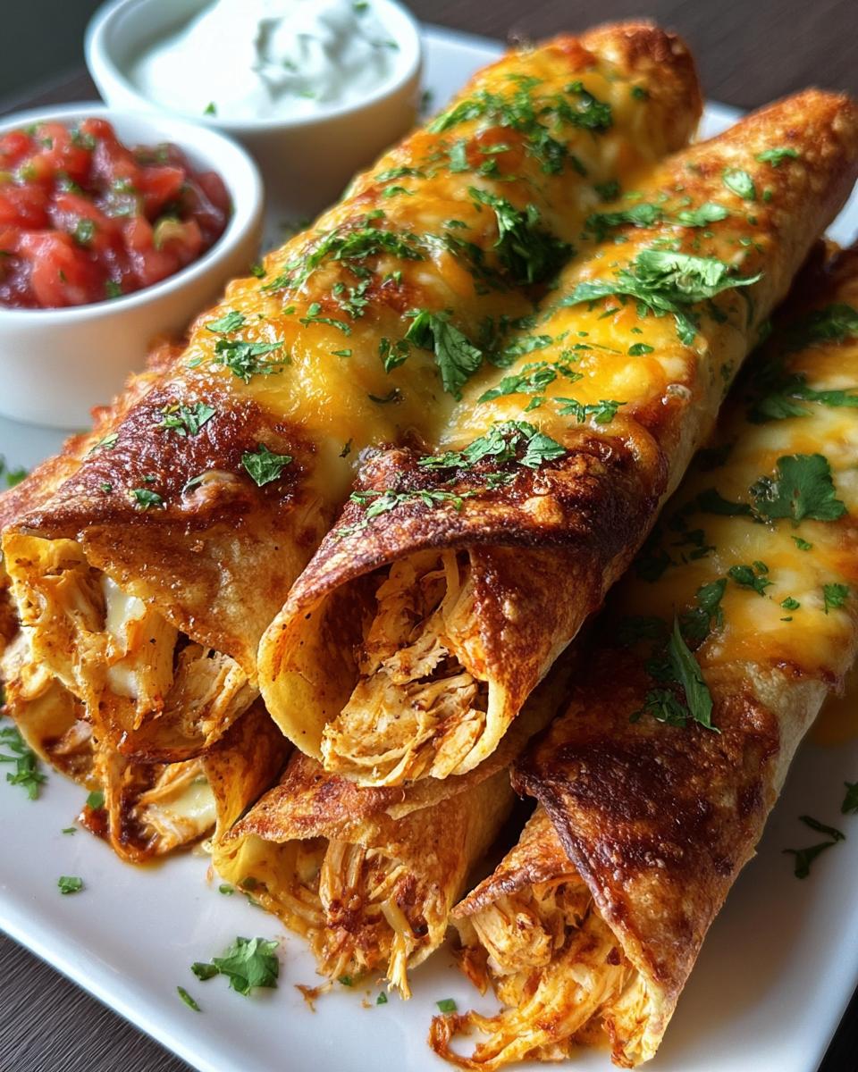Crunchy Oven-Baked Chicken Taquitos - Detail 2