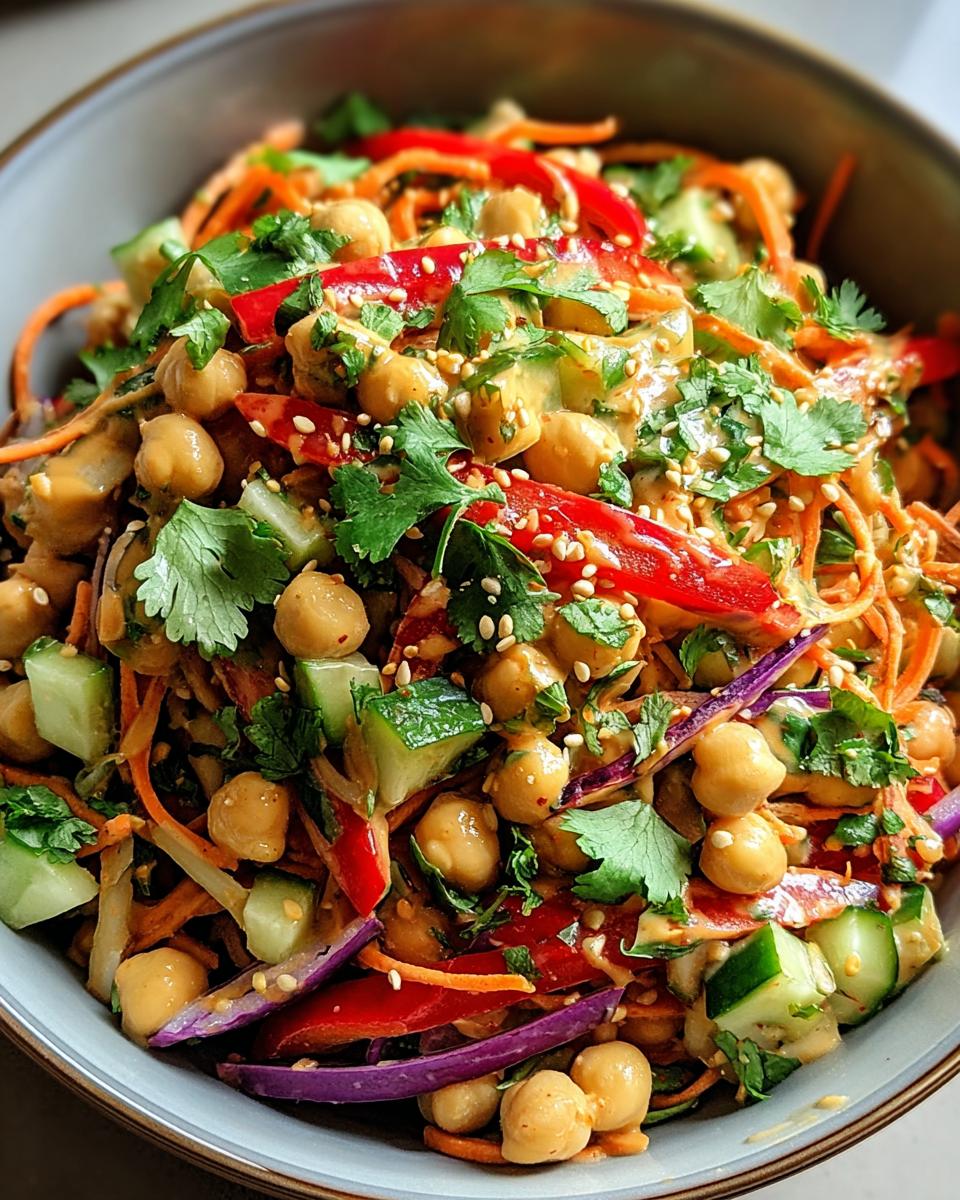 Crunchy Thai Chickpea Salad - Detail 1