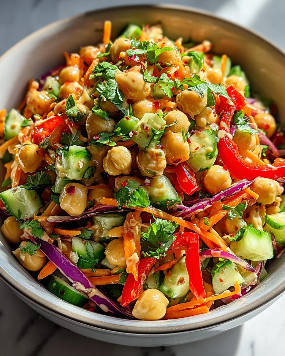 Crunchy Thai Chickpea Salad - Detail 2