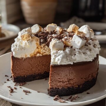 Decadent Hot Cocoa Cheesecake