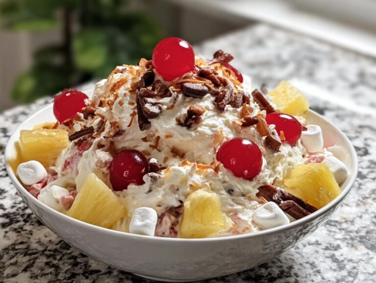 Delicious Millionaire Cheesecake Salad