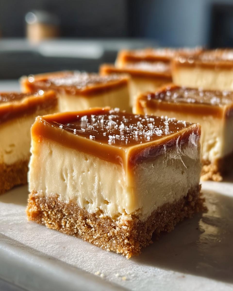 Dulce De Leche Cheesecake Bars - Detail 2