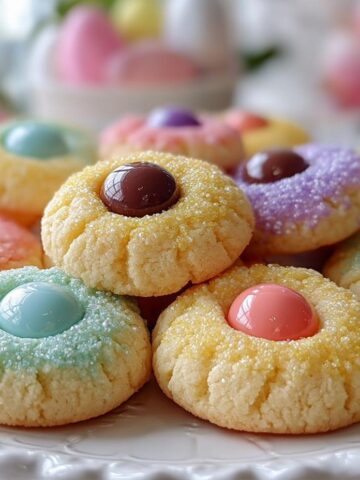 Easter Bunny Button Cookies