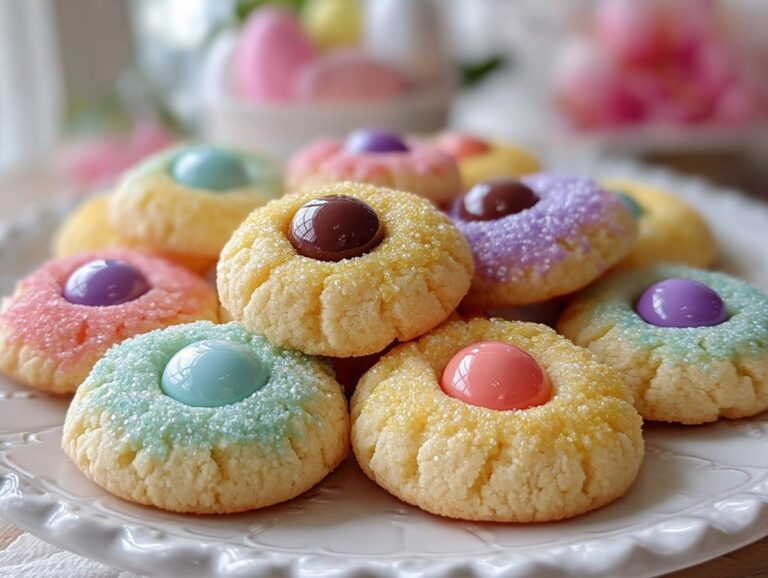 Easter Bunny Button Cookies